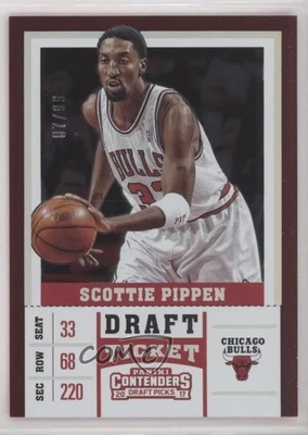 2017-18 Panini Contenders Draft Picks Season Ticket /99 Scottie Pippen #44 HOF - Image 1 of 2