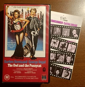 The Owl and the Pussycat (1970) - 1990s Australian VHS Tape, PAL / Streisand - Picture 1 of 5