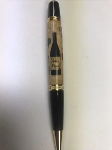 Handmade Sierra Twist Ballpoint Pen with Wine Bottle Gold Finish - Picture 1 of 8