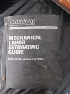 1988-2008 Mitchell Domestic Vehicle Labor Time Guide Service Manual 2008 Edition - Bild 1 von 7