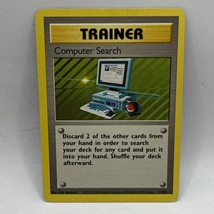 Computer Search 71/102 - RARE - VINTAGE WOTC POKEMON CARD - Base Set - HP - Picture 1 of 2