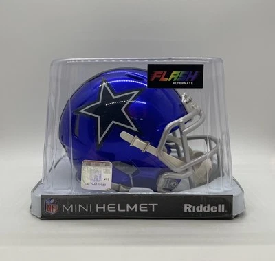 Мини-шлем Dallas Cowboys NFL Riddell Flash альтернативный! Код даты май 2021 - Изображение 1 из 4