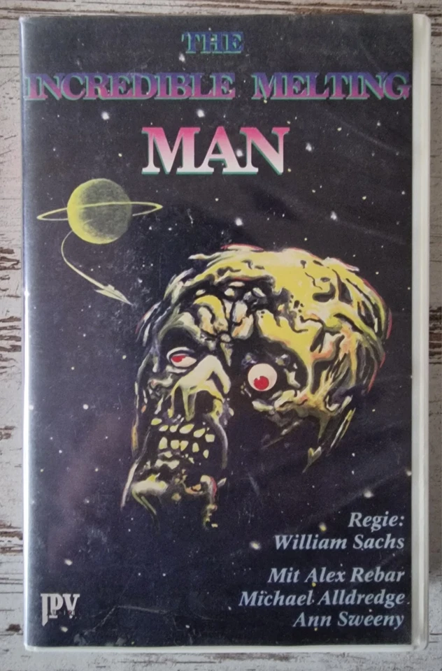 The Incredible Melting Man - VHS Video von JPV Austria - Grünes VHS Tape - Bild 1 von 4