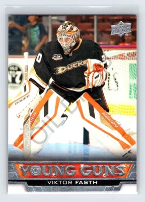 2013-14 Upper Deck Series 1 Hockey VIKTOR FASTH #244 Young Guns Rookie - Image 1 of 2