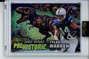 2024 Wild Card Prehistoric Tyler Warren #8/15 Dino-Might Alumination RC SP - Bild 1 von 2