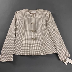 Le Suit Coat Womens Blazer Size 6 Multicolor Button-Up Lightweight Jacket NWT - Picture 1 of 17