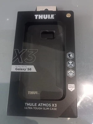 NUEVA FUNDA DELGADA ULTRA RESISTENTE THULE SWEDEN IMPACT ATMOS X3 SAMSUNG GALAXY S6 NEGRA Foto 1 de 4