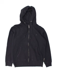FRENCH CONNECTION Mens Zip Hoodie Sweater Large Navy Blue Cotton BY11 - Picture 1 of 3