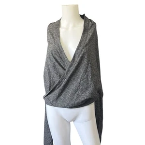 Ivivva Gray Four Count Shrug Long Sleeve Wrap Top Athletic Girls Size 14 - Picture 1 of 7