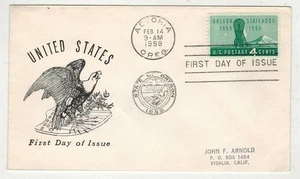 1959 OREGON STATEHOOD 1124 UNLISTED EAGLE AND SHIELD - Picture 1 of 1