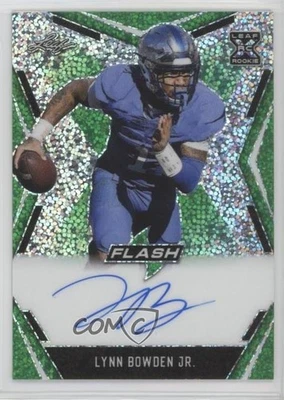 2020 Leaf Flash Green /20 Lynn Bowden Jr #BA-LBJ Rookie Auto RC - Image 1 of 2