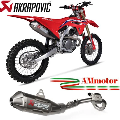 Escape completo Akrapovic Honda Crf 450 R 2022 motocicleta Evolution titânio - Imagem 1 de 4