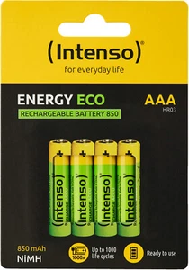 8 Intenso Akku AAA 850mAh Energy Eco Nickel-Metall-Hydrid im 4er Blister - Bild 1 von 4