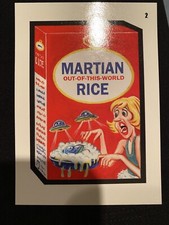 2020 Wacky MARS ATTACKS ATTACKY PACKAGES Series 3 Martian Rice #2 Red Crudlow