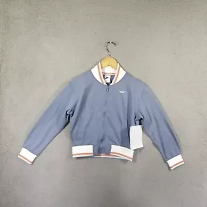 Kids' Girls Teen Nike Sportswear Full Zip Jacket Medium Blue FV0193 NWT - Picture 1 of 10
