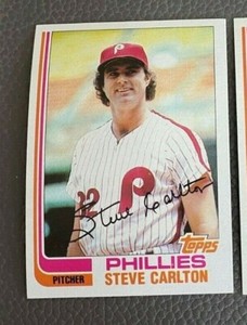 Steve Carlton 1982 Topps #480  Philadelphia Phillies HOF