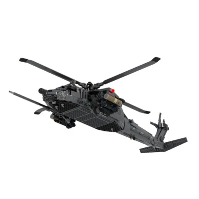 MOC Build: Iconic Helicopter: Uh-60l DAP Combat Version Building Toys 1547 - Image 1 of 4