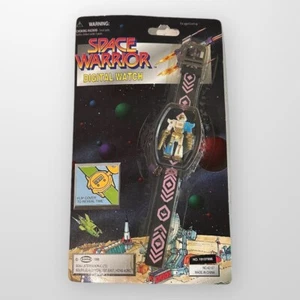 90s Soma Space Warrior Digital Watch Toy Robots Hong Kong RARE Collectable NOS - Picture 1 of 5