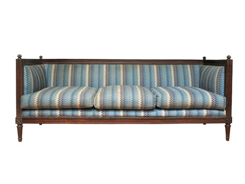 Louis XVI Style Sofa / Settee - from 1940's Solid Jacarandá Wood Cover