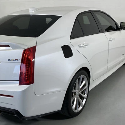 ГЛЯНЦЕВАЯ ЧЕРНАЯ предварительно нарезанная виниловая крышка двери для Cadillac ATS седана 13–18 годов выпуска - Изображение 1 из 3