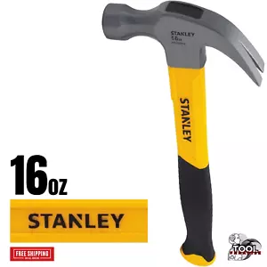 20oz Fiberglass Hammer | Curved Claw | Shock Absorbing MOA Grip | Pro Grade Tool - Picture 1 of 11