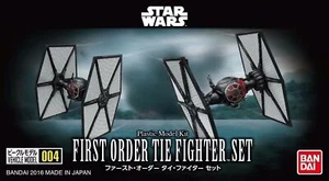 BANDAI Star Wars VEHICLE MODEL 004 FIRST ORDER TIE FIGHTER SET Model Kit NEW - Picture 1 of 4
