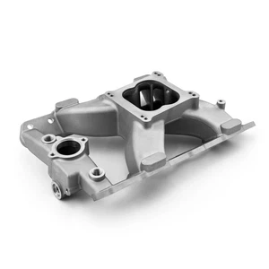 Pontiac 326 350 389 400 421 428 455 HiRise Aluminum Intake Manifold [Satin] - Afbeelding 1 van 5