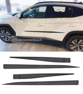 Modanature profili strisce porte fasce plastica nera per Hyundai Tucson 2021+* - Photo 1/4