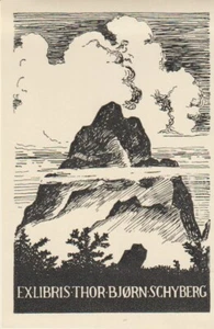  ex-libris thor bjorn schyberg - Picture 1 of 2