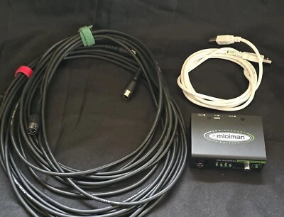 M-Audio MIDISPORT 2x2 USB MIDI Anniversary Edition + Fender Midi Cables Bundle - Image 1 of 4