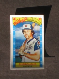 1979 Kelloggs # 12 Jeff Burroughs 1 of 3 ERROR VARIATIONS READ DESCRIPTION EXMT - Picture 1 of 4