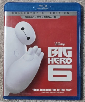 DISNEY - BIG HERO 6 - BLU RAY & DVD COMBO - 2014 - SCOTT ADSIT - RYAN POTTER - Image 1 of 4