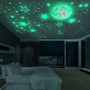 Sandno Stelle Fluorescenti Adesive Soffitto 600 Pezzi Di Stelle Medie e Stelline - Foto 1 di 6