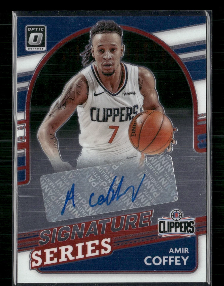 Amir Coffey 2021-22 Optic Signature Series Auto - Image 1 of 2