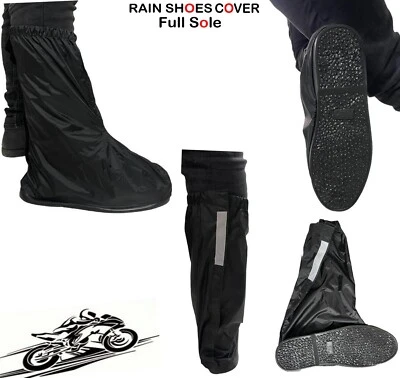 CUBIERTA IMPERMEABLE DE ZAPATOS DE LLUVIA PARA MOTOCICLETA REFLECTANTE CICLISMO Foto 1 de 2