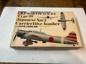 Rare Tamiya Aichi D3A1 Navy Type 99 (Val)...Kit MA 110 ..1/50...MINT - Picture 1 of 3
