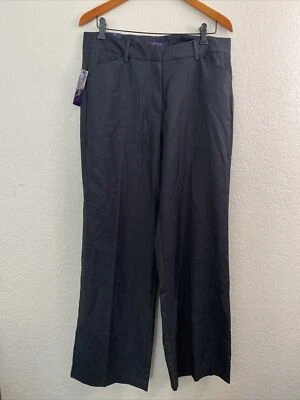 Women's Size 12 High Rise Sit at The Waist Black Bogari Dress Pants Nwt T18 - Image 1 of 4