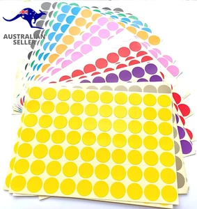 19Mm 1680 Piecse Colourful round Coding Circle Dot Labels Stickers,Price Lable,C - Picture 1 of 12