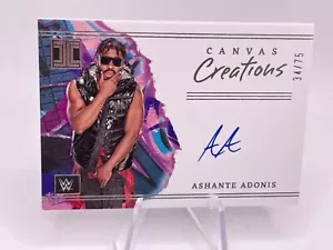 2023 WWE Impeccable - Canvas Creations /75 Ashante Adonis - Picture 1 of 1