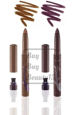 TARTE Amazonian clay 2-in-1 smokey shadow liner stick duo(rose gold & plum) New - Image 1 of 2