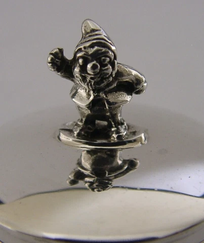 QUALITY STERLING SILVER GNOME BOX 1997 NOVELTY Cover