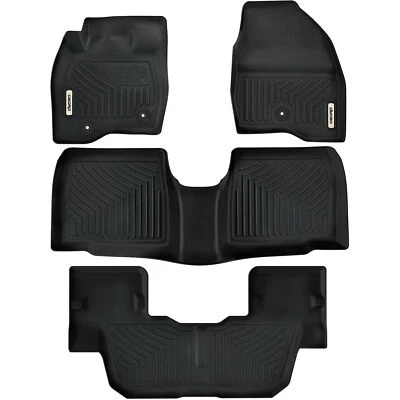 For 2015-2019 Ford Explorer All Weather 3D Molded Floor Mats Carpet Liner TPE - Image 1 of 4
