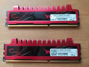8GB DDR3 RAM 1600Mhz G.Skill Ripjaws CL9 Arbeitsspeicher PC3-12800 XMP Ready - Afbeelding 1 van 2