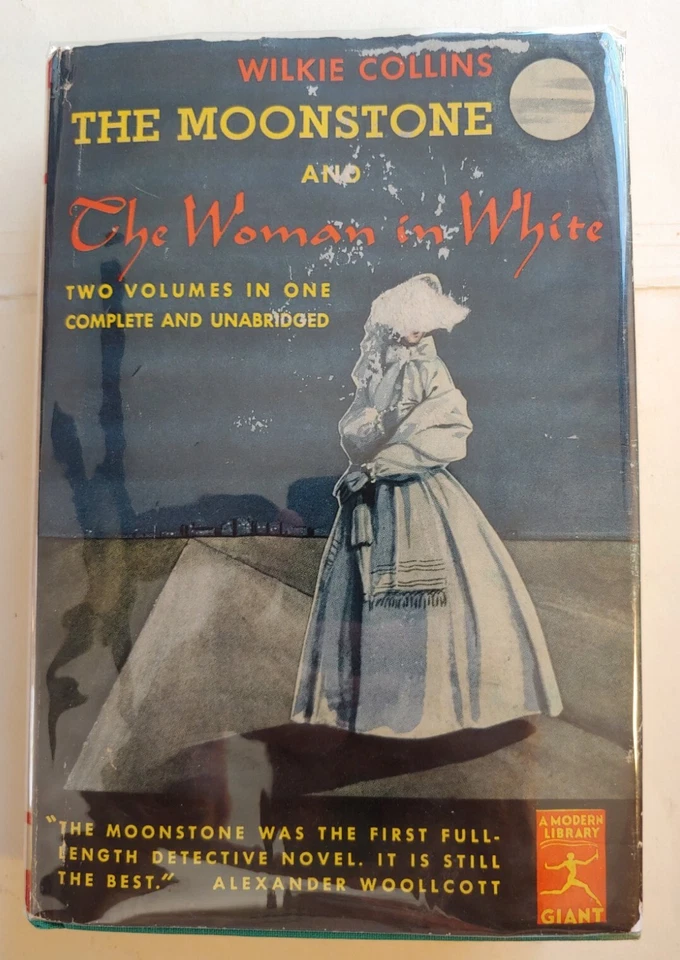 MODERN LIBRARY GIANT #33 Wilkie Collins, THE MOONSTONE, THE WOMAN IN WHITE  Foto 1 de 4