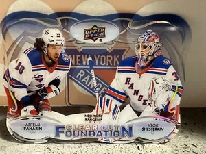 2022-23 Upper Deck Series 1 Igor Shesterkin Artemi Panarin CCF-PS - Picture 1 of 2