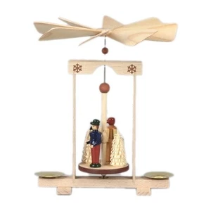 Mini piramide Waldman, per candele d = 10 mm - DREGENO Erzgebirge NUOVO & IMBALLO ORIGINALE - Foto 1 di 1