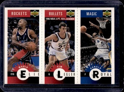 1996-97 Collector's Choice Mario Elie Tim Legler Donald Royal M119/M179/M150 - Image 1 of 2
