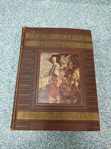 Vintage World Famous Paintings 1939  Edition Rockwell Kent 100 Color Plates   - Imagen 1 de 15