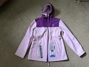 Free Country Girl's Super Softshell Wind & Water Resistant Jacket Size 10/12 - Picture 1 of 13