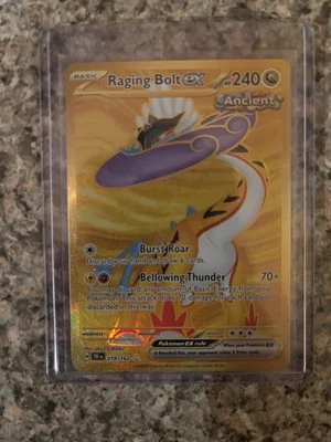 Raging Bolt EX 218/162SV05: Temporal Forces Holo Hyper Rare - Image 1 of 4